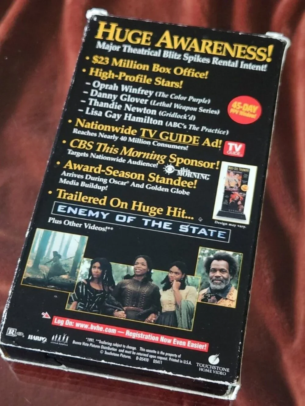 Beloved - Promo/Screener - 1998 - VHS